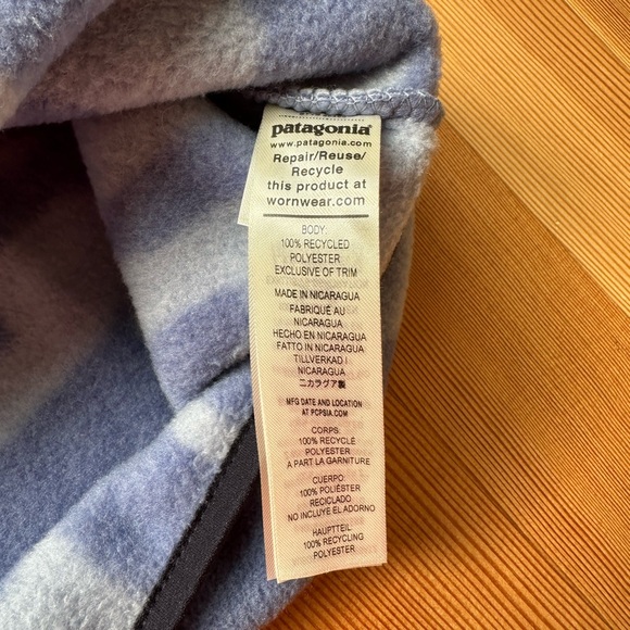 Patagonia Synchilla Snap Fleece Women’s Large Mother Tree: Barnacle Blue - Picture 4 of 8